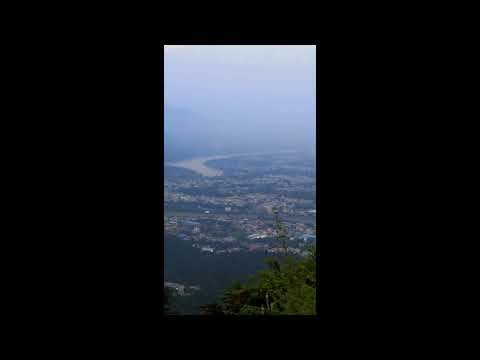 Rishikesh View from Narendra Nagar Uttrakhand || Travel Vlogger || Travelling Bot #shorts