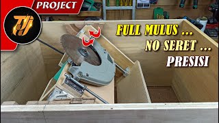 Download lagu Bikin Table Saw Presisi dari circular saw // Part. 3 Sistem Swing bevel pemotongan miring mp3