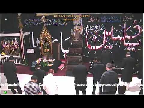 Majlis 16th Safar 1441, 15th October Majlis Tuesday 2019