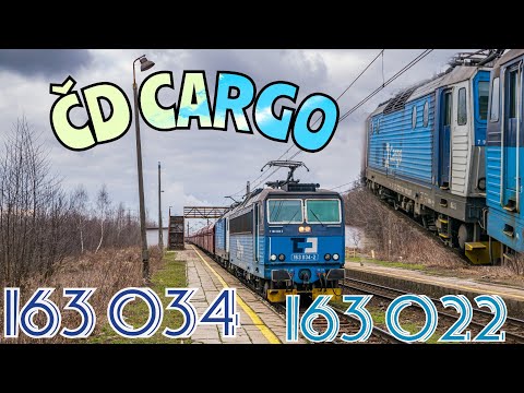 163 034-2 + 163 022-7 ČD Cargo z talbotami | Kędzierzyn-Koźle Azoty