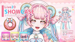 【Live2D Showcase】ドーナツっ娘 Live2D制作モデル紹介【VTuber/汎用モデル】