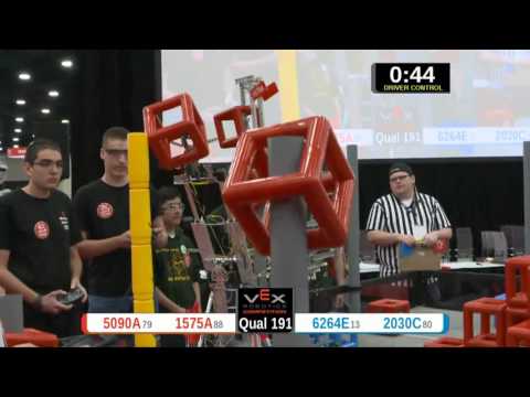 2015 VRC Sci Q191 - 5090A 1575A vs 6264E 2030C - 56 to 20 - VEX Worlds 2015 - Science Division