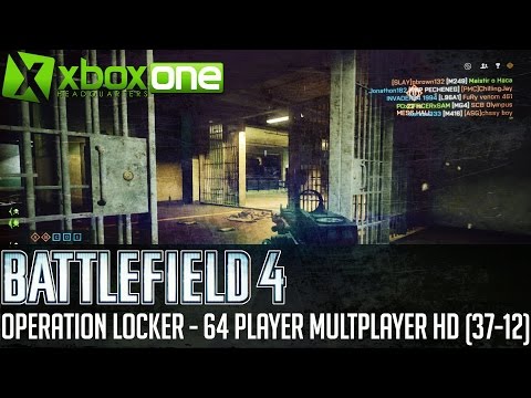 Battlefield 4 BF4 "Operation Locker" 64 Player Multiplayer Xbox One Gameplay (37-12) HD 1080p