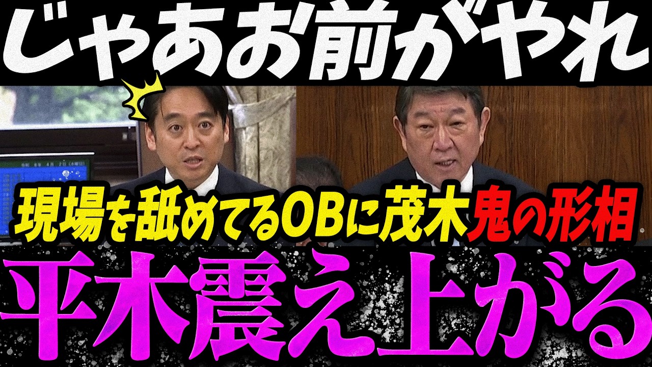 【高市内閣最新】いや、そんなつもりじゃ...現場を舐めてる上から目線の平木に鬼の形相になる茂木大臣【最新 切り抜き ライブ配信 生配信 何かおかしい政治 高市総理 速報】
