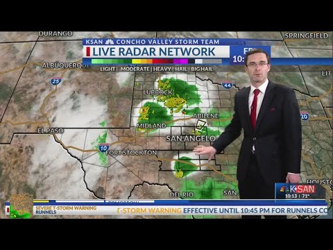 KSAN 10pm Weather - Friday April 5, 2019
