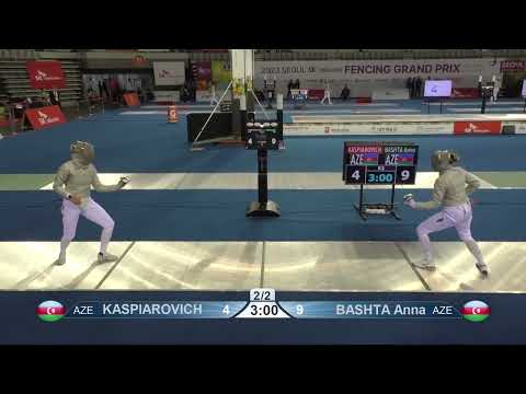 Seoul Grand Prix 2023 SWS - L32 - Palina Kaspairovich AZE v Anna Bashta AZE