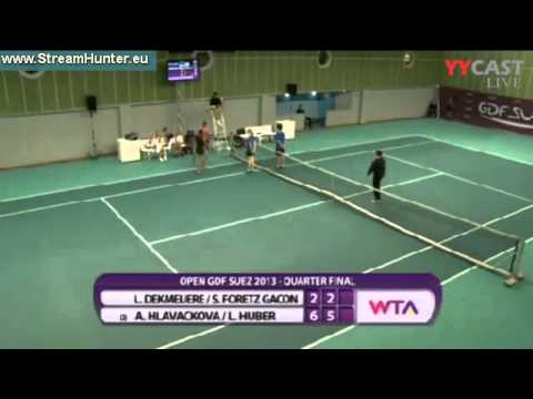 130131 Paris WD R2QF Hlavackova & Huber vs  Dekmeijere & Foretz Gacon end