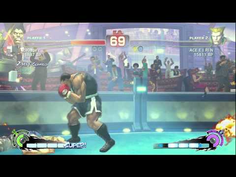 SSF4: -R- (Boxer) VS ACE E I RI N (Guile)