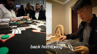 back home & tech company holiday party | vlogmas ep 2