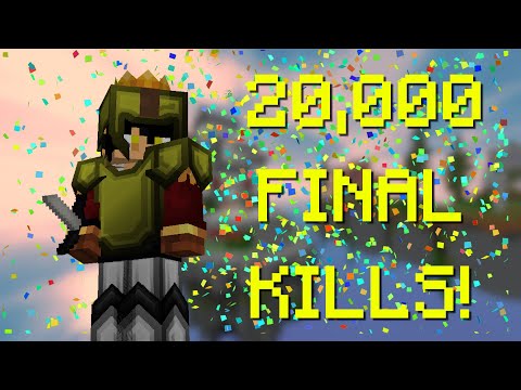 Insane! 20k Kills in Minecraft Bedwars!