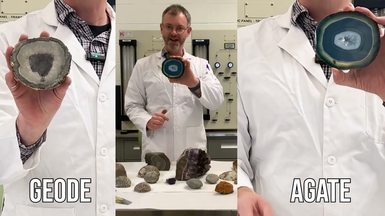 Geodes & Agates - What's the difference?#geology #agate #science
