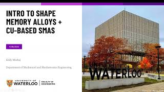 Intro to Shape Memory Alloys + Copper-based SMAs