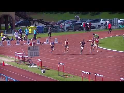 Bieg na 100m - Kobiety Seria 4 - Mistrzostwa województwa Świętokrzyskiego 2019