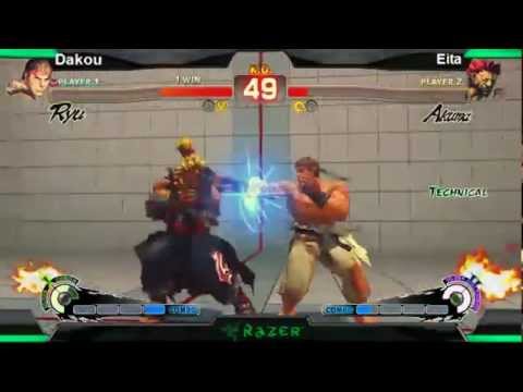 SS2K12 AE2012 VIP NIGHT: Dakou (Ryu) vs Eita (Akuma) Casual Matches