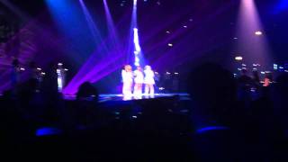 Little Mix perform Silent Night at the X Factor Final - audience film