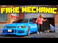 Fake Mechanic Steals Cars In GTA 5 RP