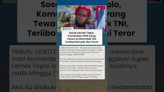 Sosok Lamek Taplo, Komandan OPM yang Tewas Ditembak TNI di Distrik Kiwirok, Kerap Lakukan Aksi Teror