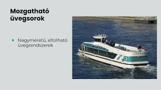 Rákosy Glass hajlított üvegezés a LAGUNA városnéző sétahajón