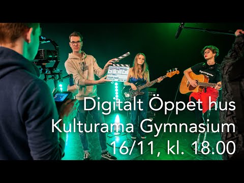 Digitalt Öppet hus Kulturama Gymnasium