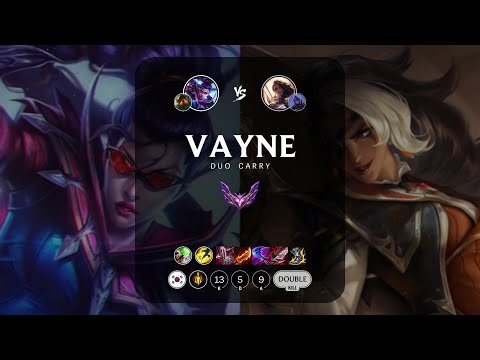 Vayne ADC vs Samira - KR Master Patch 12.22