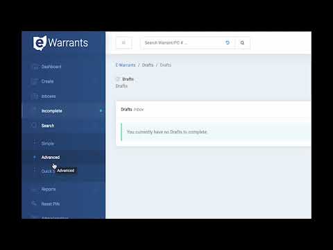 Nc Ewarrants