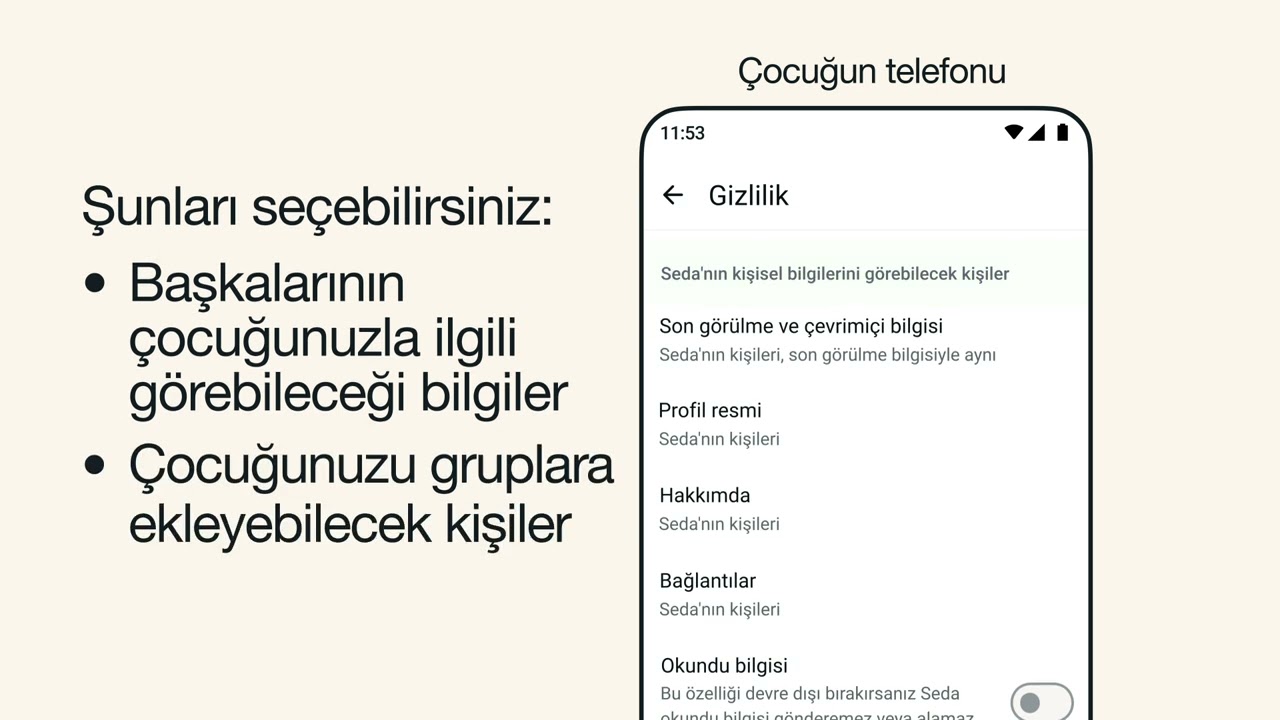 Ebeveyn tarafından yönetilen hesaplar için ebeveyn kontrollerini ayarlama ve denetleme | WhatsApp