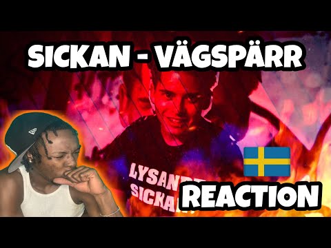 AMERICAN REACTS TO SWEDISH DRILL RAP GO CRAZY! Sickan - Vägspärr REACTION