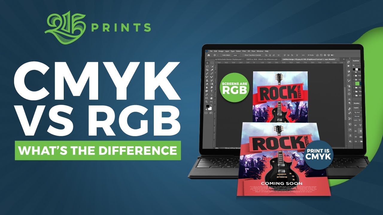 What is the difference when printing in CMYK vs  RGB? | 215 Prints