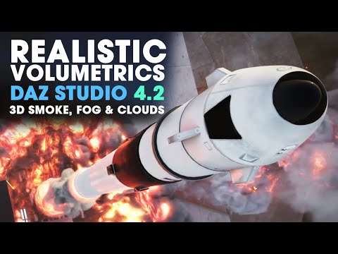 DAZ Studio 4.2 ~ Daz Volumetric Support for Realistic Smoke, Fog, and Cloud effects in full 3D