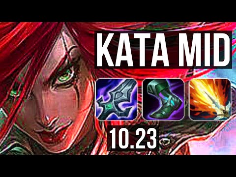 KATARINA vs LULU (MID) | 10/1/7, 3.1M mastery, Rank 7 Katarina, 800+ games | BR Grandmaster | v10.23