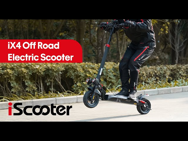 iScooter iX4 Trottinette électrique tout-terrain pour adultes 10" 800 W video