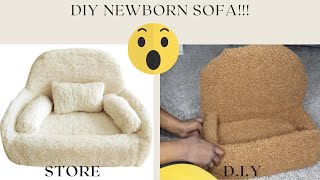DIY Newborn Photography Sofa Chair