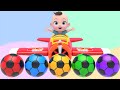 Baby 5 Color Balls Song Finger Family Nursery Rhymes Baby Kids Songs