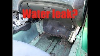 Water Leaking Underneath Dash?!