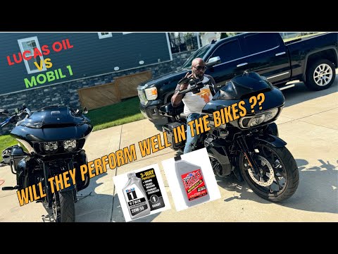 WHICH OIL RUNS BEST IN HARLEY'S? IS THE BIKE QUIETER?@LucasOilProducts OR @OfficialMobil1 .
