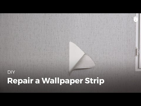 How to Repair a Strip of Wallpaper | DIY Projects