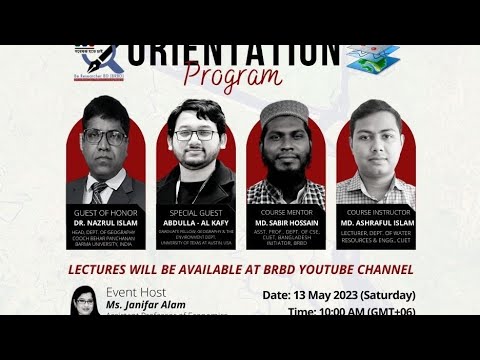 Orientation Program of GIS For Research, BRBD Free Course