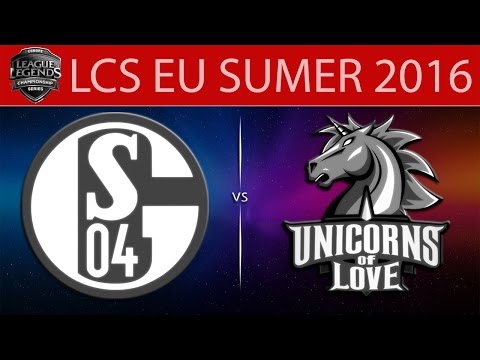 [LoL VODs] S04 vs UOL Game 1 | LCS EU Summer 2016 (02.06.2016) - FC Schalke 04 vs Unicorns Of Love