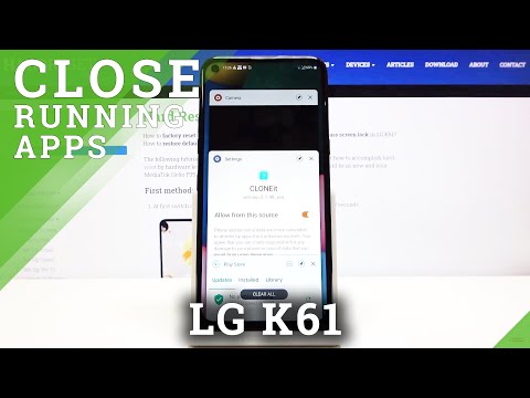 How to Turn Off Running Apps in LG K61 – Switch Off Running Apps