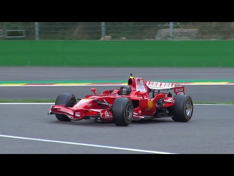 Ferrari F1 F2008 Crashed at Spa Francorchamps!