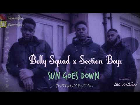 Belly Squad x Section Boyz - Sun Goes Down Instrumental | Prod. By Ak Marv | Afroswing Type Beat