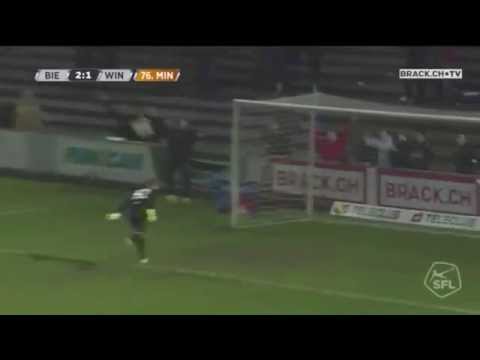 CIDIMAR Tor von der Mitellinie | Fc Biel/Bienne vs. Fc Winterthur 4:1  18.03.2015