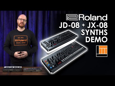 Roland JD-08 & JX-08 Boutique Synthesizers [In-Depth Demonstration]