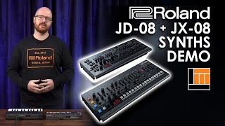 Roland JD-08 & JX-08 Boutique Synthesizers [In-Depth Demonstration]