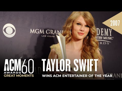 Taylor Swift wins ACM Entertainer of the Year at the 46th ACM Awards