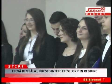 ELEVA DIN SALAJ, PRESEDINTELE ELEVILOR DIN REGIUNE