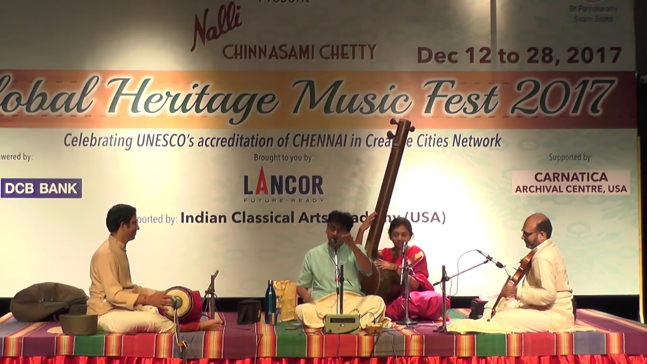Papanasam Ashok Ramani l Carnatic Vocal  l Global Heritage Music Fest 2017 l Web Streaming