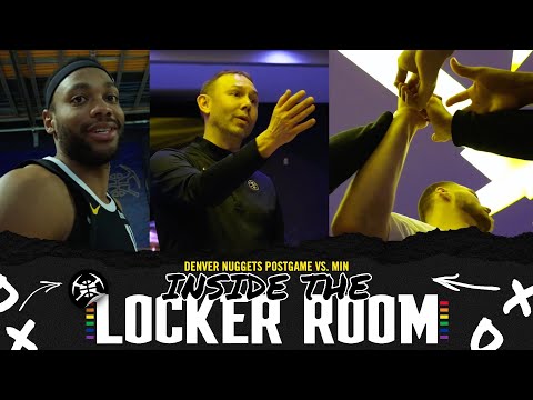 Раздевалка «Денвер Наггетс» после победы в овертайме 🎥 | против «Миннесоты»