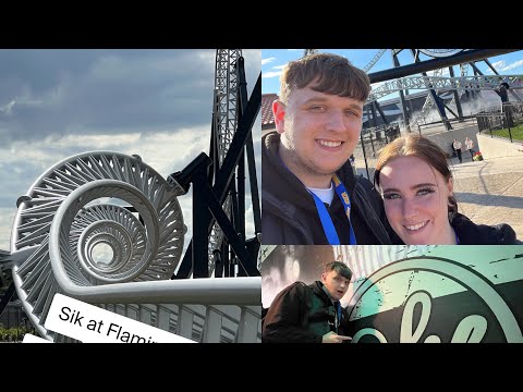 Sik at Flamingo Lands opening day! Front row POV and rider cam!!!