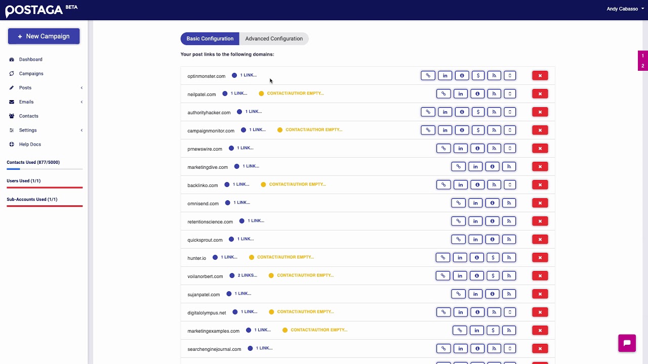 Postaga Demo - A Better Way to Build Links and Do Outreach